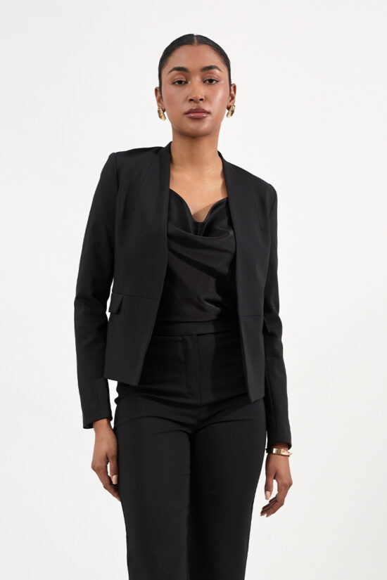 Blazer Pia Negro