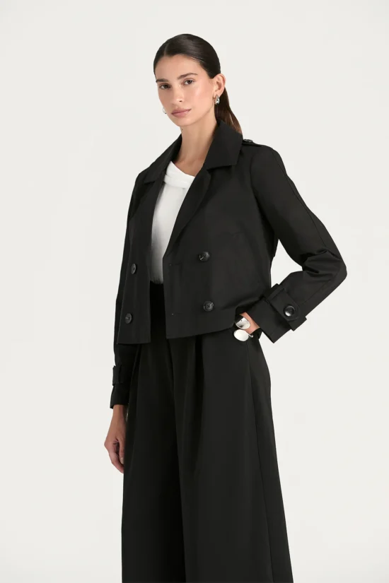 Trench Mini Negro