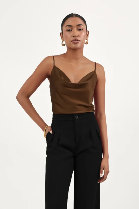 Blusa Leire Marrón