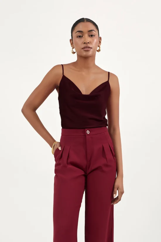 Blusa Leire Guinda