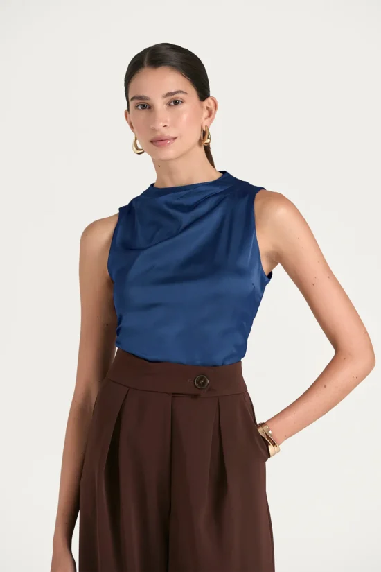 Blusa Malvina Azul