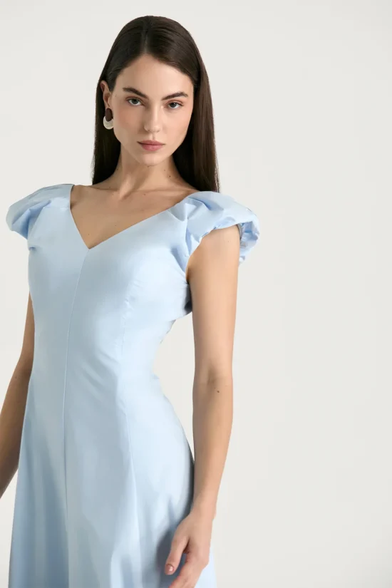 Vestido Terza Celeste