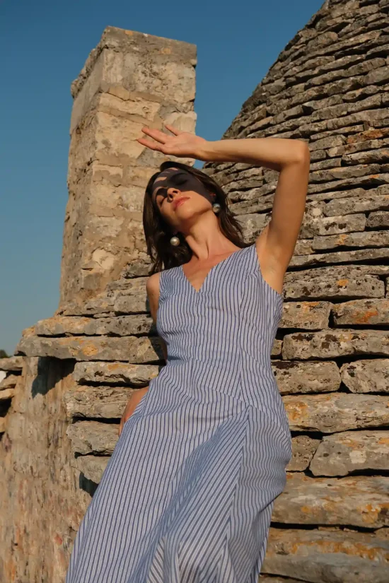 Vestido Milana Azul